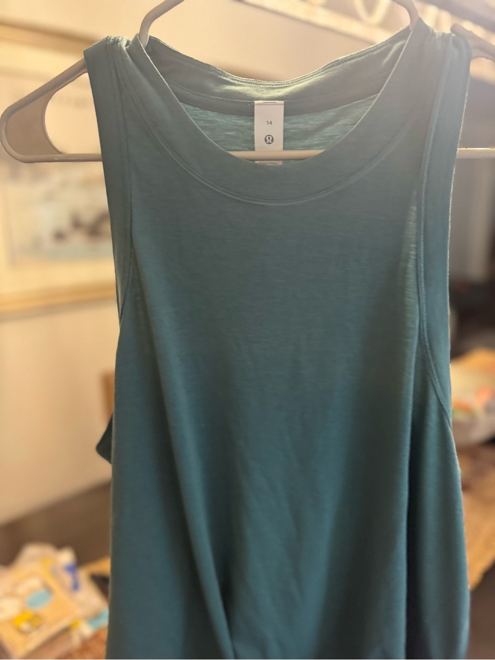 lululemon athletica Teal Muscle Tank - Relaxed Fit
